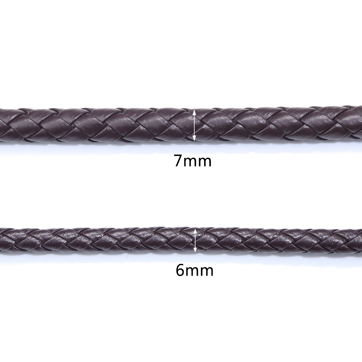5 yardas/lote 6/7mm cordón de  - Leatherwork Diy reseña y precio