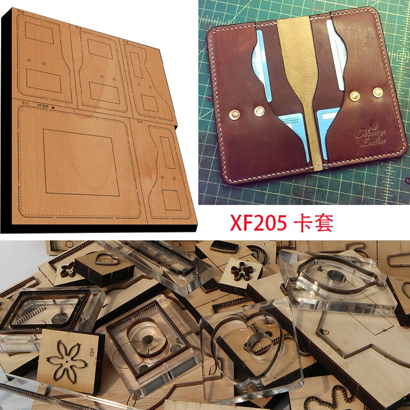 Troquel de madera con hoja de  - Leathercraft Japan reseña y precio