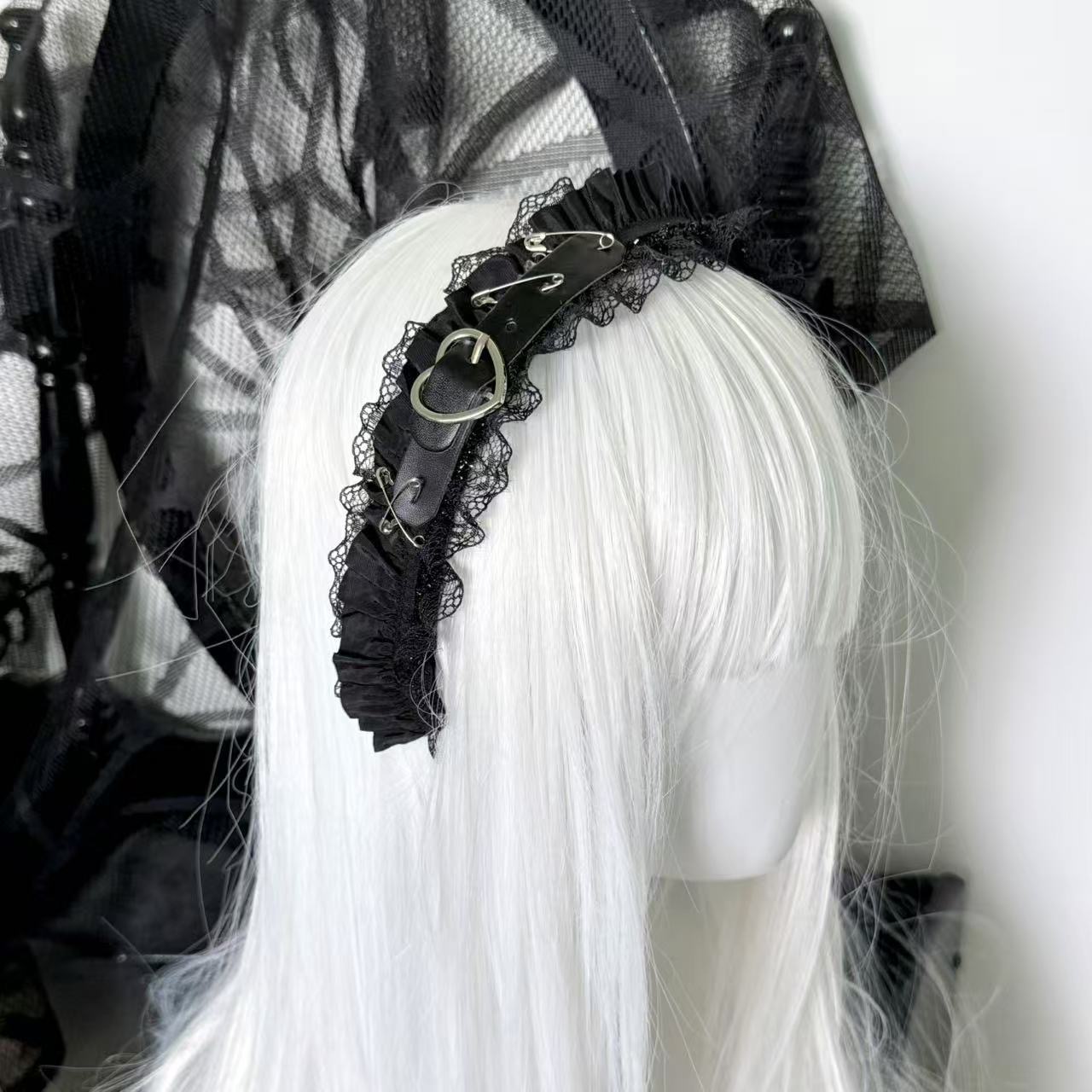Diadema con pasador de cuero c - Leatherwork Rings reseña y precio