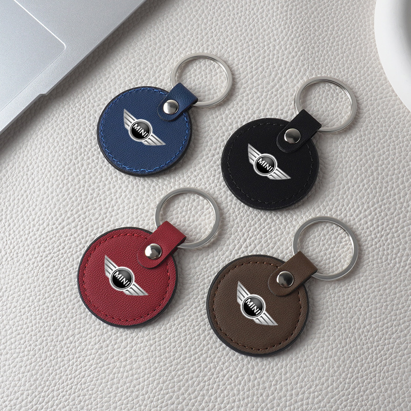 Llavero de cuero para coche, l - Leatherwork Rings reseña y precio
