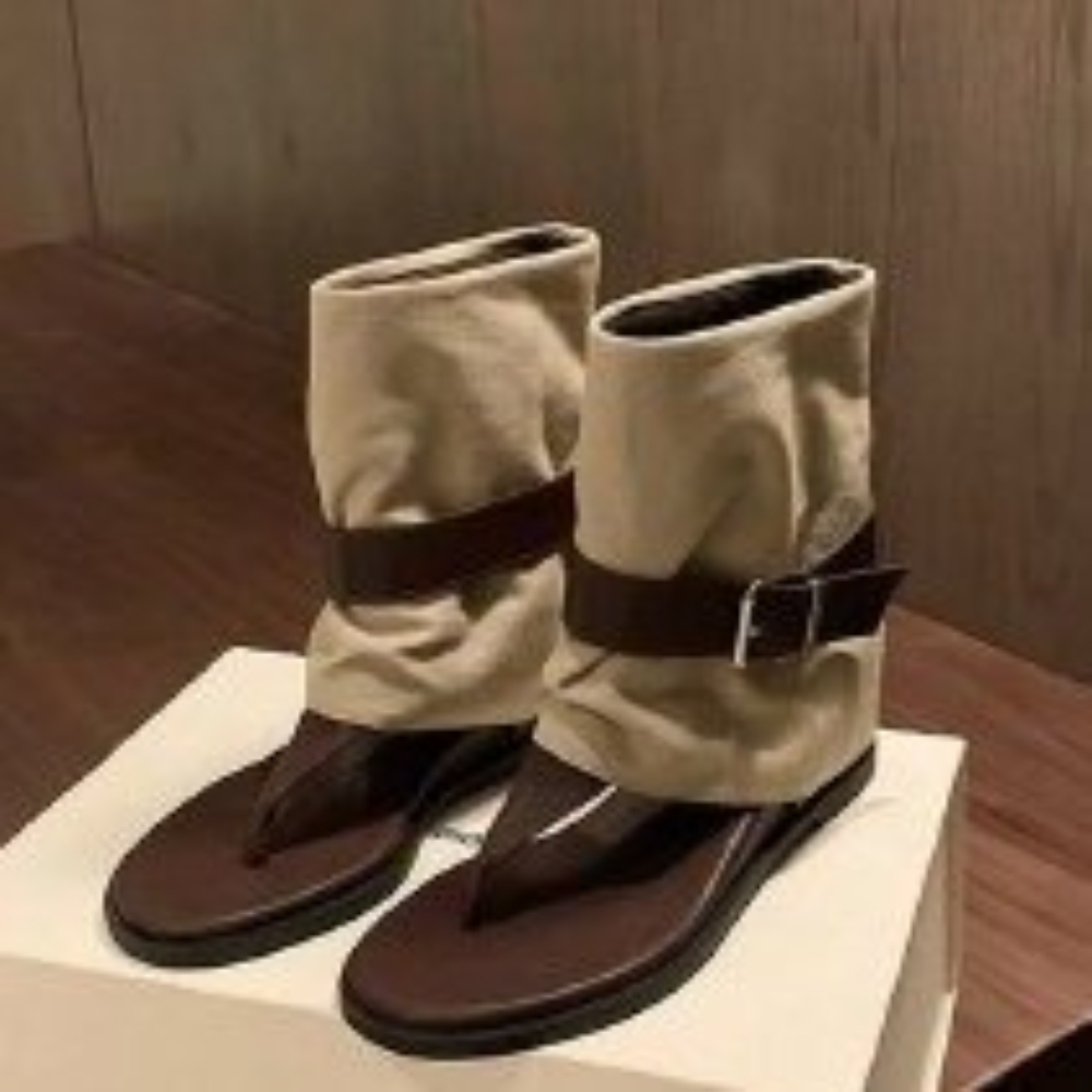 Sandalias Vintage con Bloques  - Belt Buckle Blank reseña y precio