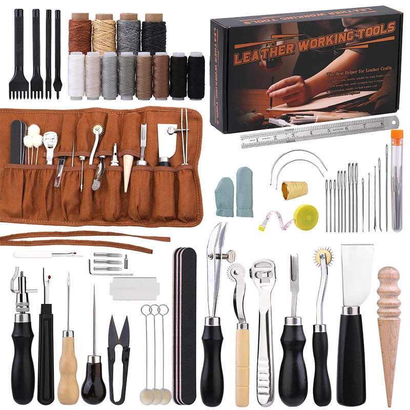 KRABALL-Kit de herramientas pr - Leatherwork Punching Tool reseña y precio