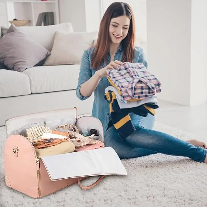 Bolso de mano multifuncional 2 - Leather Work Duffle reseña y precio